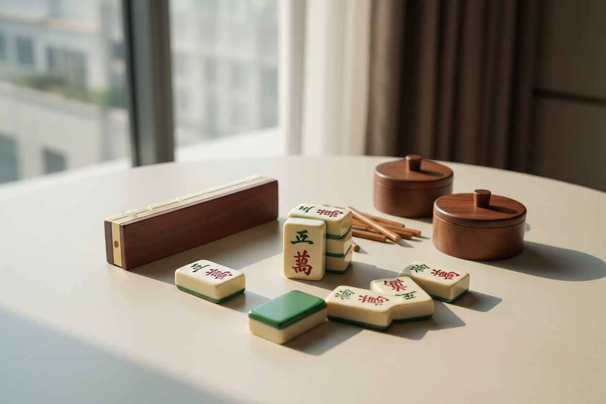 Mahjong supplies with premium aesthetic